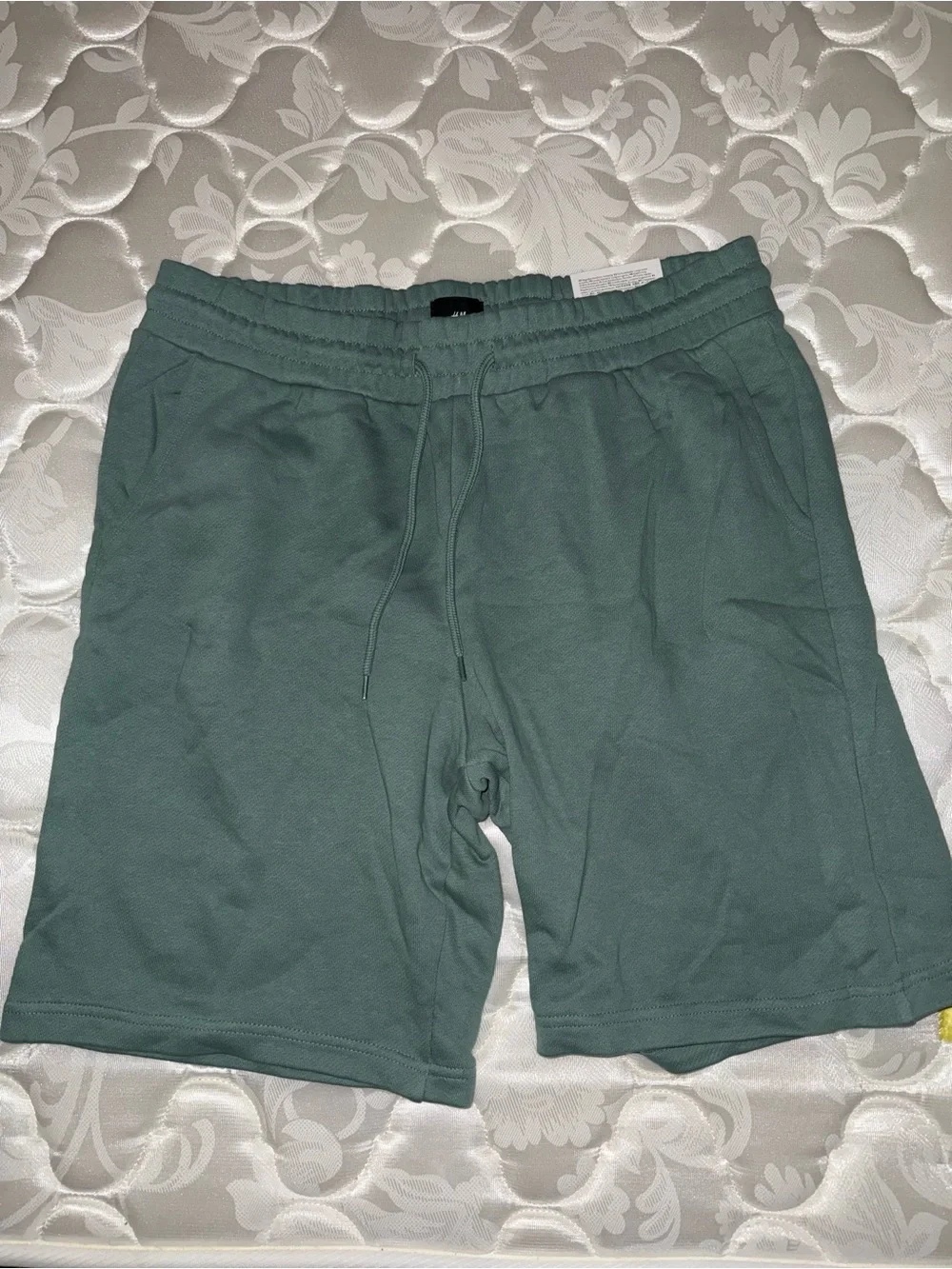 H&M Sage Green Athletic Drawstring Shorts
